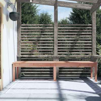 Berkfield 2-Seater Garden Bench 203.5x44x45 cm Solid Wood Douglas