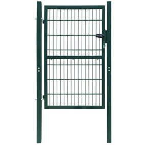 Berkfield 2D Fence Gate (Single) Green 106 x 210 cm