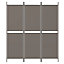 Berkfield 3-Panel Room Divider Anthracite 150x220 cm Fabric