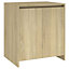 Berkfield 3 Piece Sideboard Sonoma Oak Engineered Wood