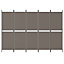 Berkfield 5-Panel Room Divider Anthracite 250x220 cm Fabric