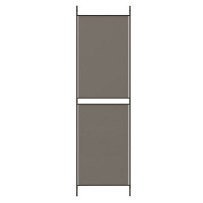 Berkfield 5-Panel Room Divider Anthracite 250x220 cm Fabric