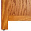 Berkfield 5-Tier Bookcase 45x22x140 cm Solid Oak Wood
