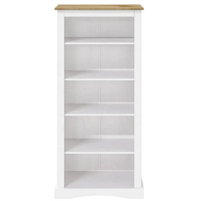 White bookcase on sale the range