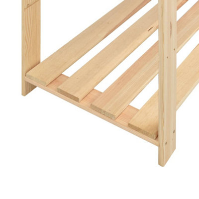 ETO étagère de stockage 5 niveaux 170x38x170 cm Pin solide 500 kg