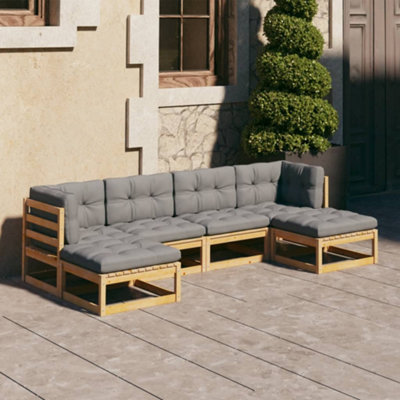 6 piece best sale garden lounge set