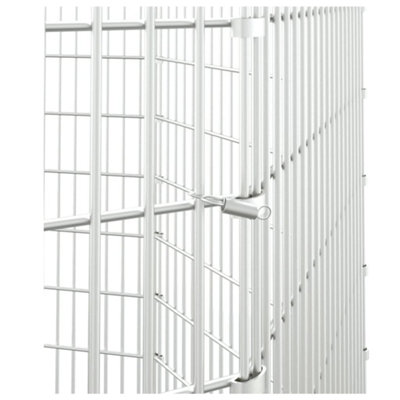 Berkfield 8-Panel Rabbit Cage 54x100 cm Galvanised Iron