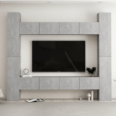 Cement deals tv cabinet