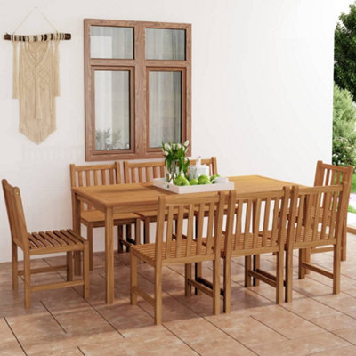 9 piece solid store wood dining set