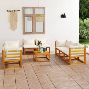 Berkfield 9 Piece Garden Lounge Set with Cushions Solid Wood Acacia (UK/IE/FI/NO only)