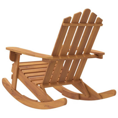 Berkfield Adirondack Rocking Chair Solid Wood Acacia