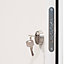 Berkfield Aluminium Front Door White 110x207.5 cm
