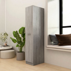 Berkfield Apothecary Cabinet Grey Sonoma 30x42.5x150 cm Engineered Wood