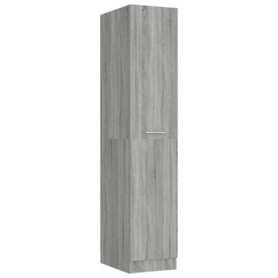 Berkfield Apothecary Cabinet Grey Sonoma 30x42.5x150 cm Engineered Wood