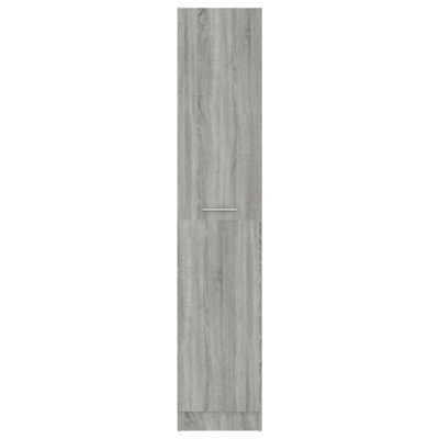 Berkfield Apothecary Cabinet Grey Sonoma 30x42.5x150 cm Engineered Wood
