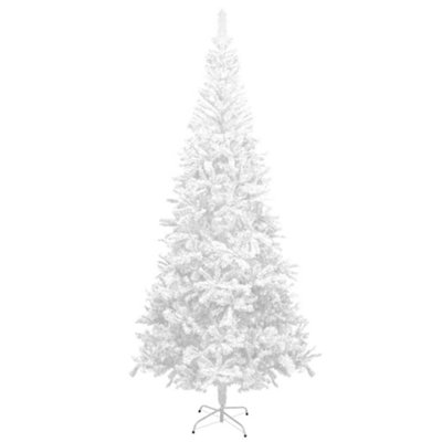 Berkfield Artificial Christmas Tree L 240 cm White Price Comparisons | Compare The Build