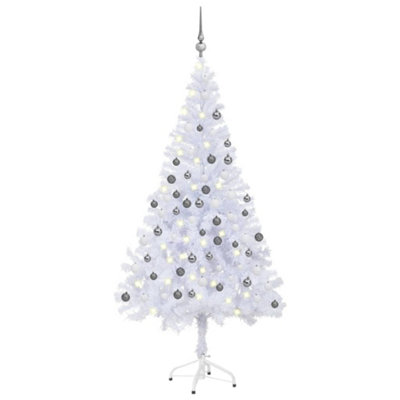 Berkfield Artificial Christmas Tree with LEDs&Ball Set 120cm 230 Branches Price Comparisons | Compare The Build