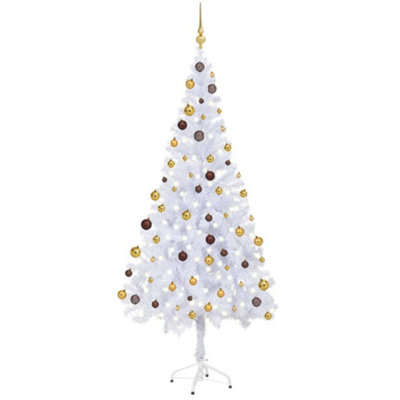 Berkfield Artificial Christmas Tree with LEDs&Ball Set 180cm 620 Branches Price Comparisons | Compare The Build