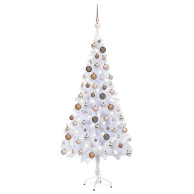 Berkfield Artificial Christmas Tree with LEDs&Ball Set 180cm 620 Branches Price Comparisons | Compare The Build