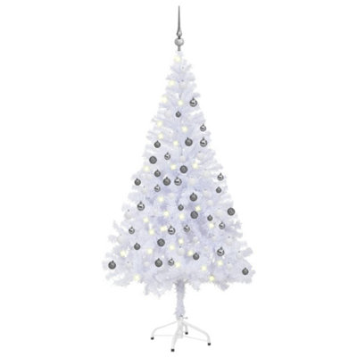 Berkfield Artificial Christmas Tree with LEDs&Ball Set 180cm 620 Branches Price Comparisons | Compare The Build