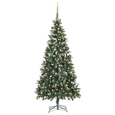 Berkfield Artificial Christmas Tree with LEDs&Ball Set 210 cm Price Comparisons | Compare The Build
