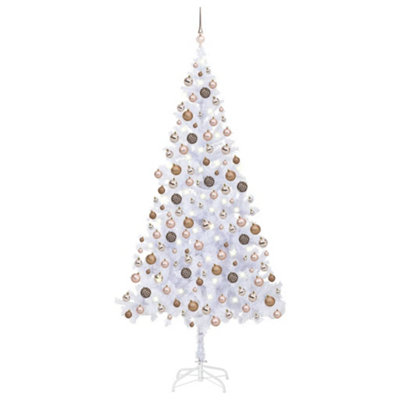 Berkfield Artificial Christmas Tree with LEDs&Ball Set 210cm 910 Branches Price Comparisons | Compare The Build