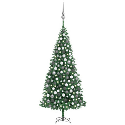 Berkfield Artificial Christmas Tree with LEDs&Ball Set LEDs 300 cm ...