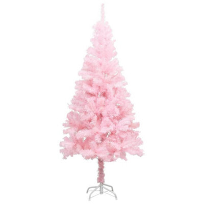 Berkfield Artificial Christmas Tree with Stand Pink 180 cm PVC Price Comparisons | Compare The Build