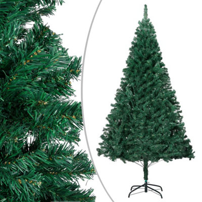 Berkfield Artificial Christmas Tree with Thick Branches Green 240 cm PVC Price Comparisons | Compare The Build