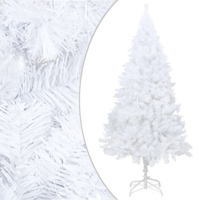Berkfield Artificial Christmas Tree with Thick Branches White 240 cm PVC Price Comparisons | Compare The Build