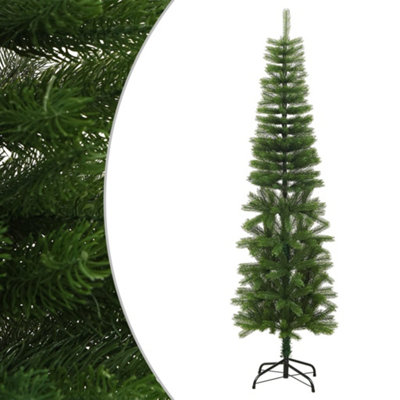 Berkfield Artificial Slim Christmas Tree with Stand 180 cm PE Price Comparisons | Compare The Build