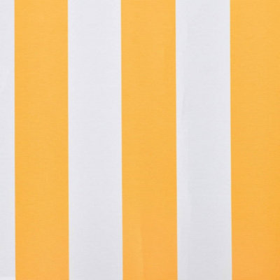 Berkfield Awning Top Sunshade Canvas Orange & White 350x250 cm