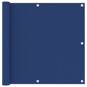 Berkfield Balcony Screen Blue 90x300 cm Oxford Fabric