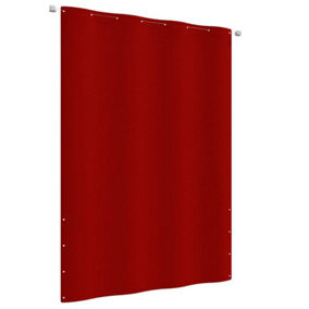 Berkfield Balcony Screen Red 160x240 cm Oxford Fabric