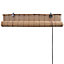 Berkfield Bamboo Roller Blinds 2 pcs 100x160 cm Brown