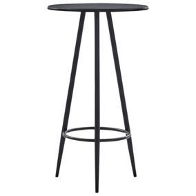 Berkfield Bar Table Black 60x107.5 cm MDF