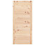Berkfield Barn Door 90x1.8x204.5 cm Solid Wood Pine