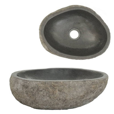 Berkfield Basin River Stone Oval 29-38 cm Price Comparisons | Compare The Build
