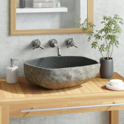 Berkfield Basin River Stone Oval 45-53 cm Price Comparisons | Compare The Build