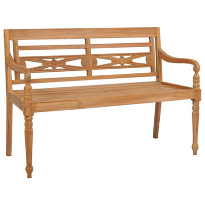 Berkfield Batavia Bench 120 cm Teak