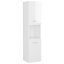 Berkfield Bathroom Cabinet High Gloss White 30x30x130 cm Engineered Wood