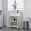 Berkfield Bathroom Cabinet High Gloss White 60x33x80 cm Engineered Wood