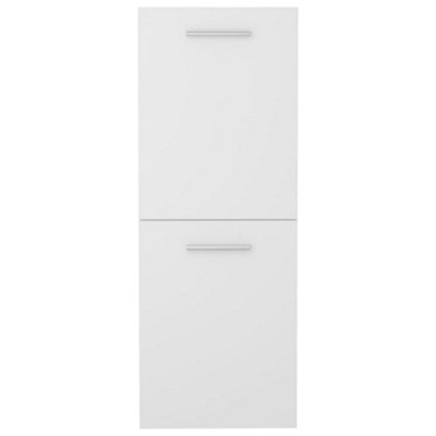 Berkfield Bathroom Cabinet White 30x30x80 cm Engineered Wood