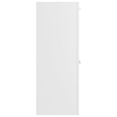 Berkfield Bathroom Cabinet White 30x30x80 cm Engineered Wood