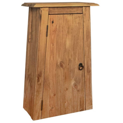 Berkfield Bathroom Wall Cabinet Solid Recycled Pinewood 42x23x70 cm Price Comparisons | Compare The Build
