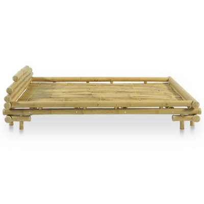 Berkfield Bed Frame Bamboo 140x200 cm