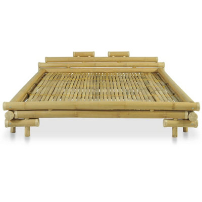 Berkfield Bed Frame Bamboo 160x200 cm