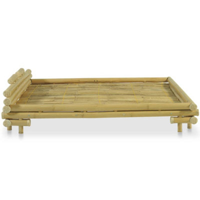 Berkfield Bed Frame Bamboo 160x200 cm