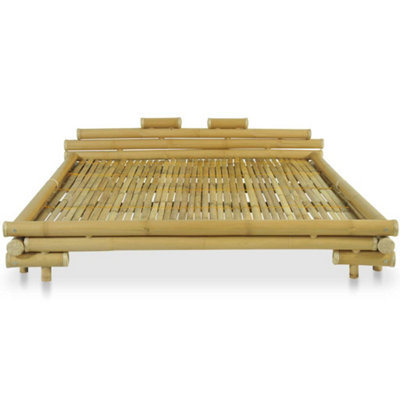 Berkfield Bed Frame Bamboo 180x200 cm 6FT Super King