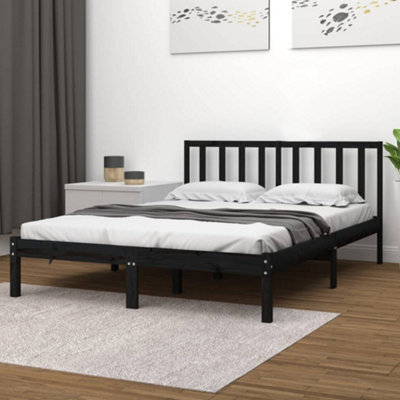 Super king deals black bed frame